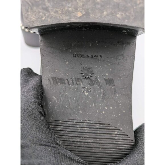 Pre-owned Stuart Weitzman Cline Pearly Studded Leather Chelsea Booties Black EU4 - Picture 10 of 11